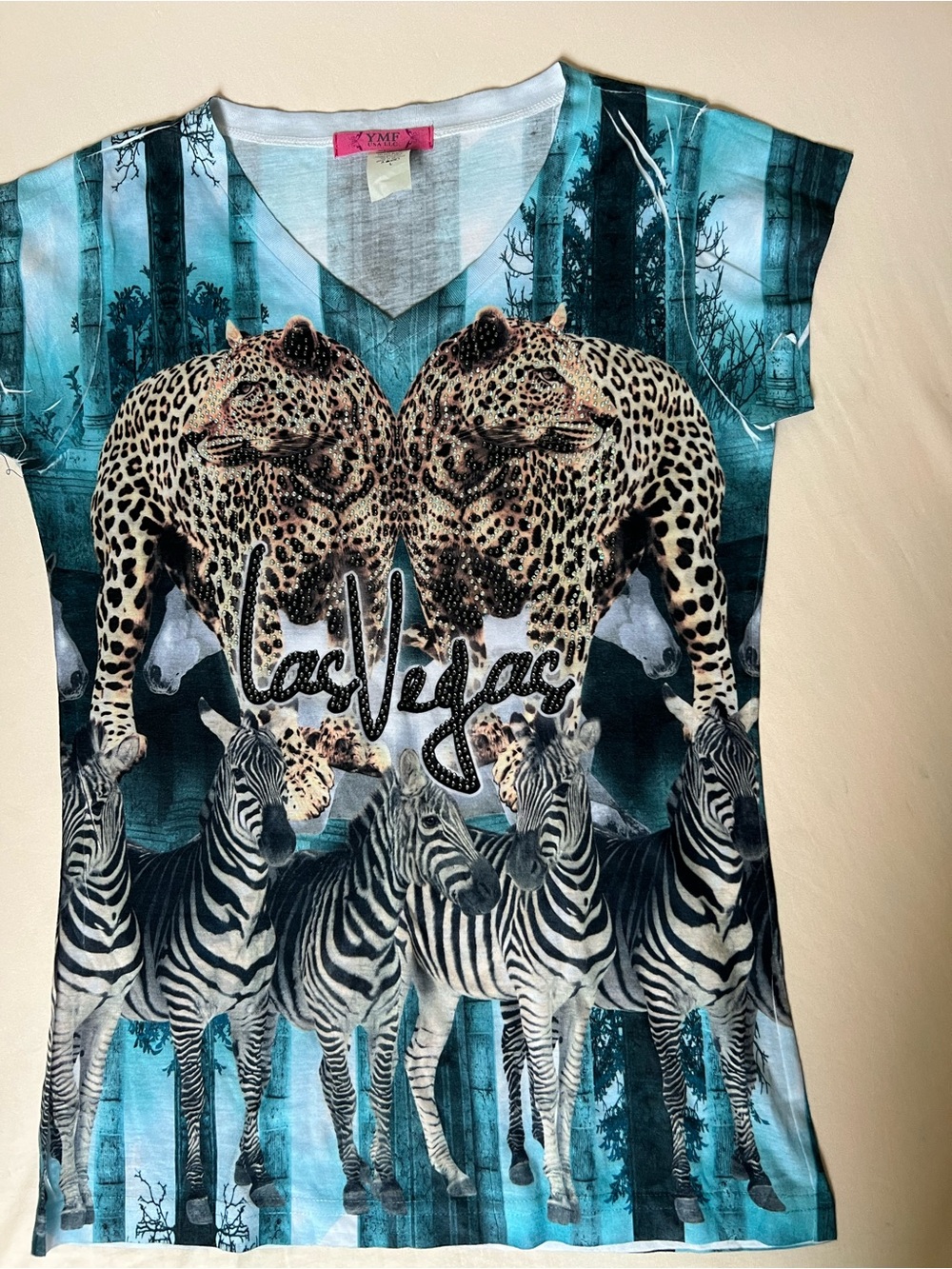 Y2K Las Vegas leopard print